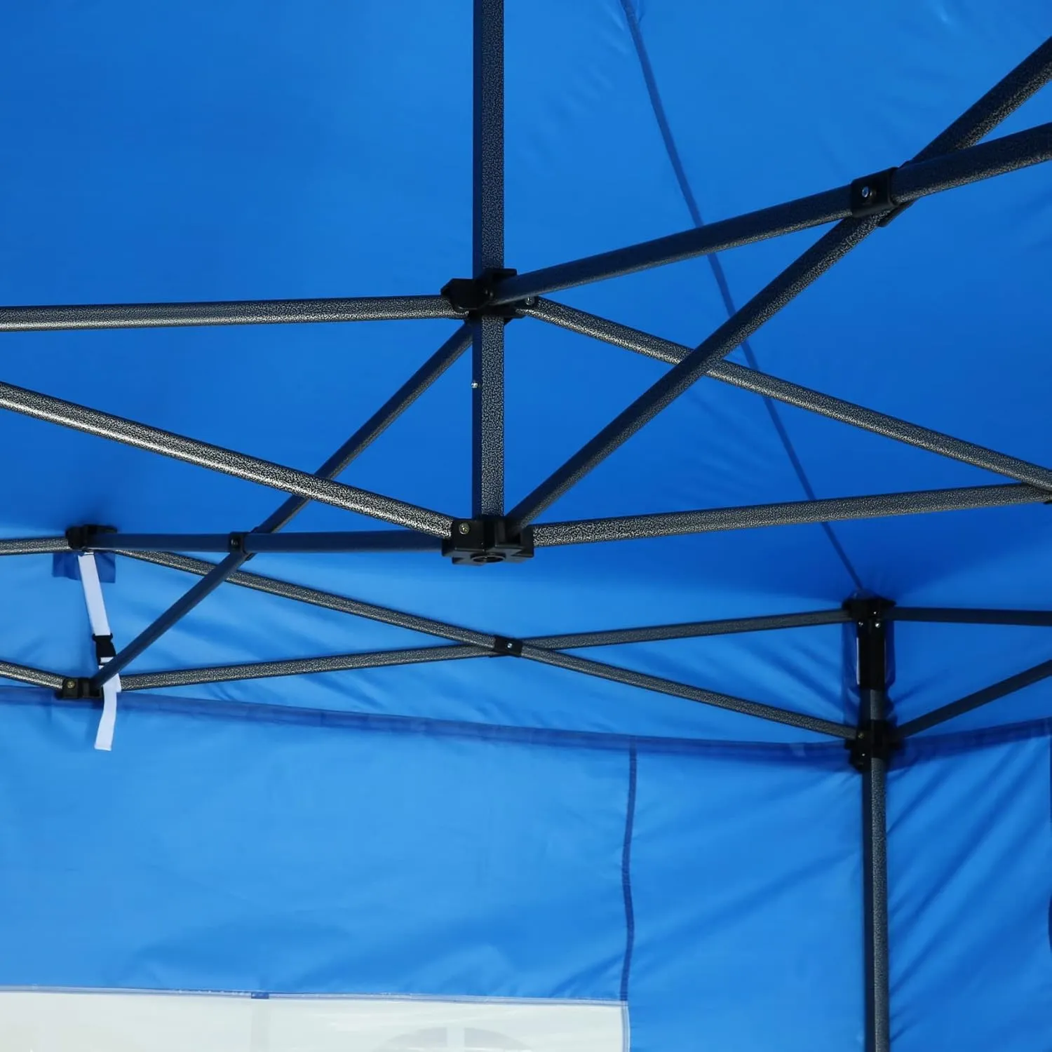 COBIZI 10x10 Pop Up Canopy Tent 10x10 Canopy with 4 Sidewalls Waterproof Heavy Duty Commercial Canopy Tent for Parties Outdoor Tent Garden Gazebo Tent, Carry Bag with Wheel(10x10ft, Black)