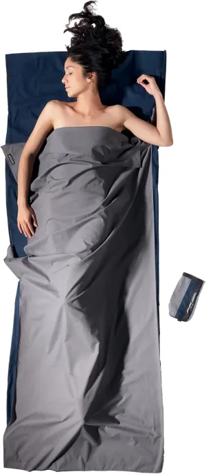 COCOON - Premium - TravelSheet - - Cotton - Tuareg Elephant Grey - Regular