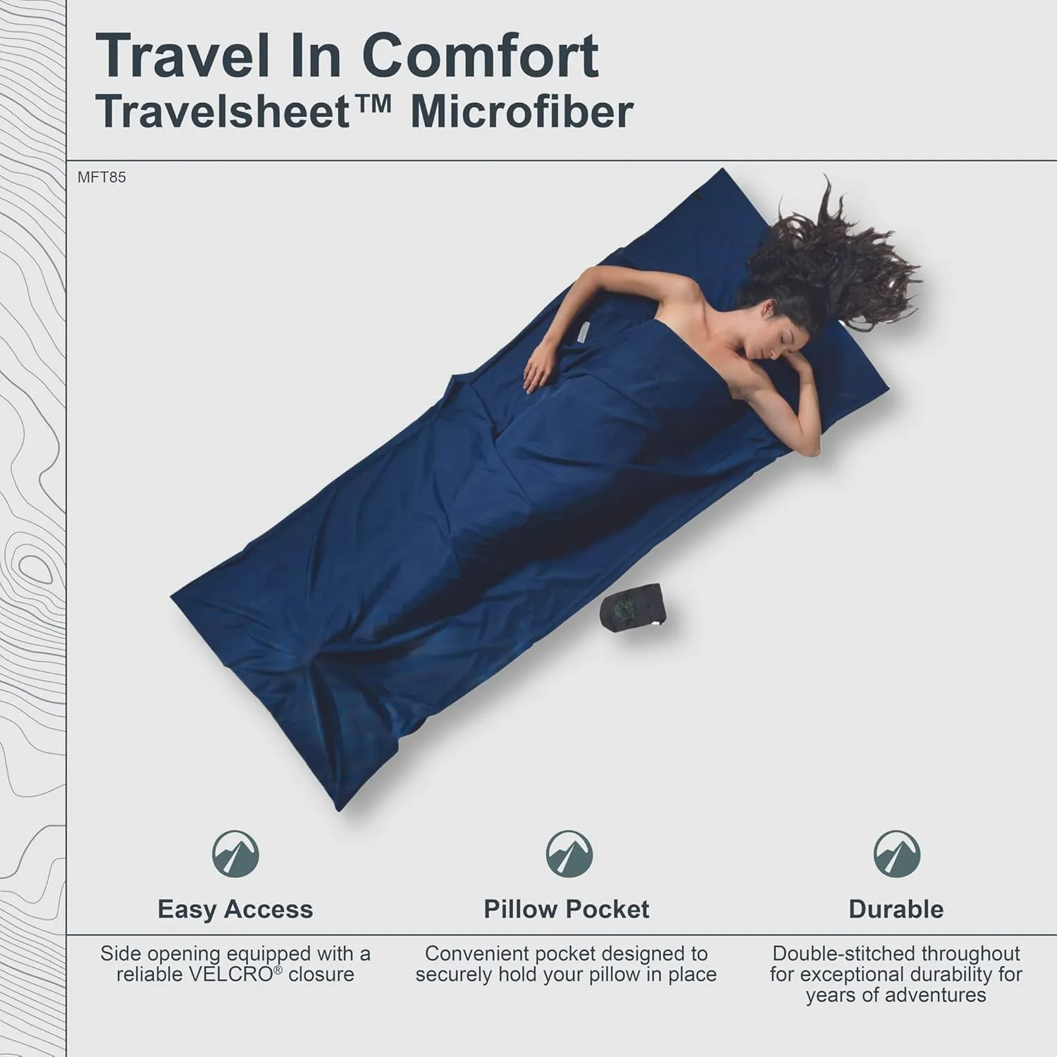 COCOON - Premium - TravelSheet™ Microfiber - Cranberry