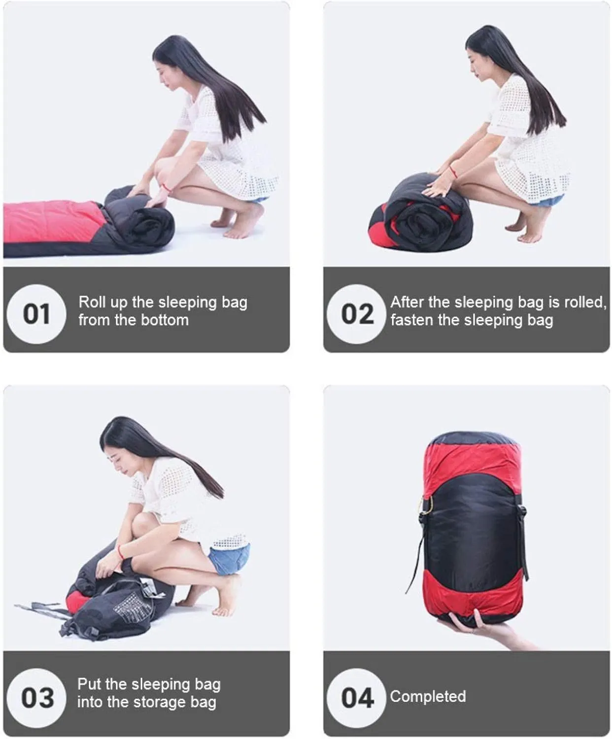 Comfy Sleeping Bag Ultra Light Warm Duck Sleeping Bag for Camping, Hiking, Outdoors Indoor & Outdoor Use