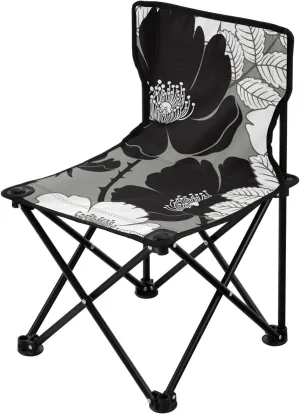Compact Flower Roses Heavy Duty Camping Chairs Ultralight Backpack Chairs for Adults Carry Bag Included Portable Chair for Waiting in Line for Picnic Concert