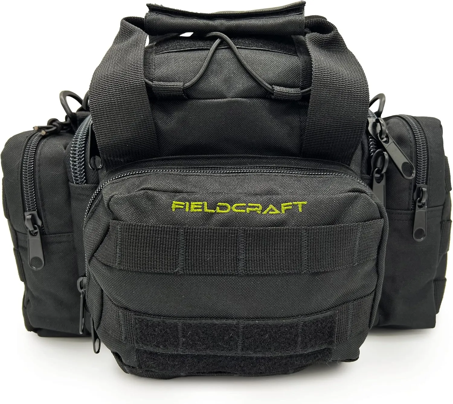 Compact Range Shooting Hunting Hiking Tactical Bag Military MOLLE Waist Shoulder Strap Pack Gear Pistol Handguns Gun Ammo
