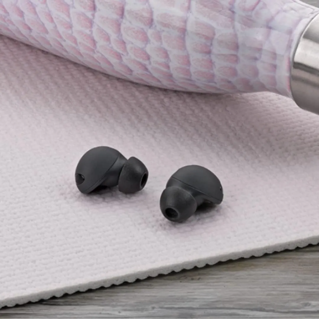Comply Memory Foam Replacement Earbud Tips Designed for Samsung Galaxy Buds2 Pro | Ultimate Comfort, Secure Fit, Superior Noise Isolation | Anti Slip, Prevent From Falling Out, Black (S/M/L) (3 Pairs)