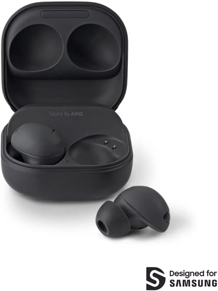 Comply Memory Foam Replacement Earbud Tips Designed for Samsung Galaxy Buds2 Pro | Ultimate Comfort, Secure Fit, Superior Noise Isolation | Anti Slip, Prevent From Falling Out, Black (S/M/L) (3 Pairs)