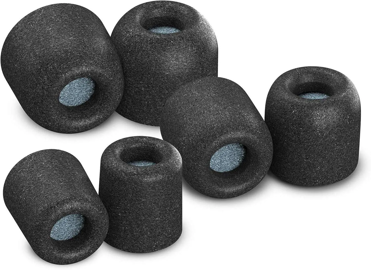 Comply Sport Pro | Memory Foam Replacement IEM Ear Tips for Jaybird, BlueBuds, Freedom & More | Superior Noise Isolation, Ultimate Comfort, Secure Fit | Black (S/M/L) (3 Pairs)
