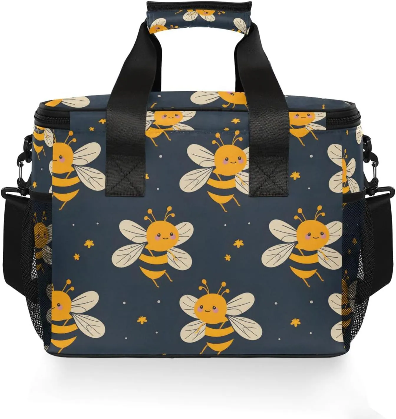 Cooler Bag Insulated Picnic Bag Large Lunch Box Reusable Tote Bag Soft Sided Portable Beach Cooler Grocery Camping