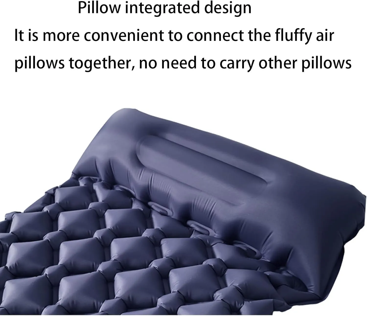 Coziya Matelas, 5cm Ultralight Inflatable Camping Mattress, Inflatable Sleeping Pad with Built-in Pillows, for Camping, Backpacking, Hiking, and Travel (Desert Yellow)
