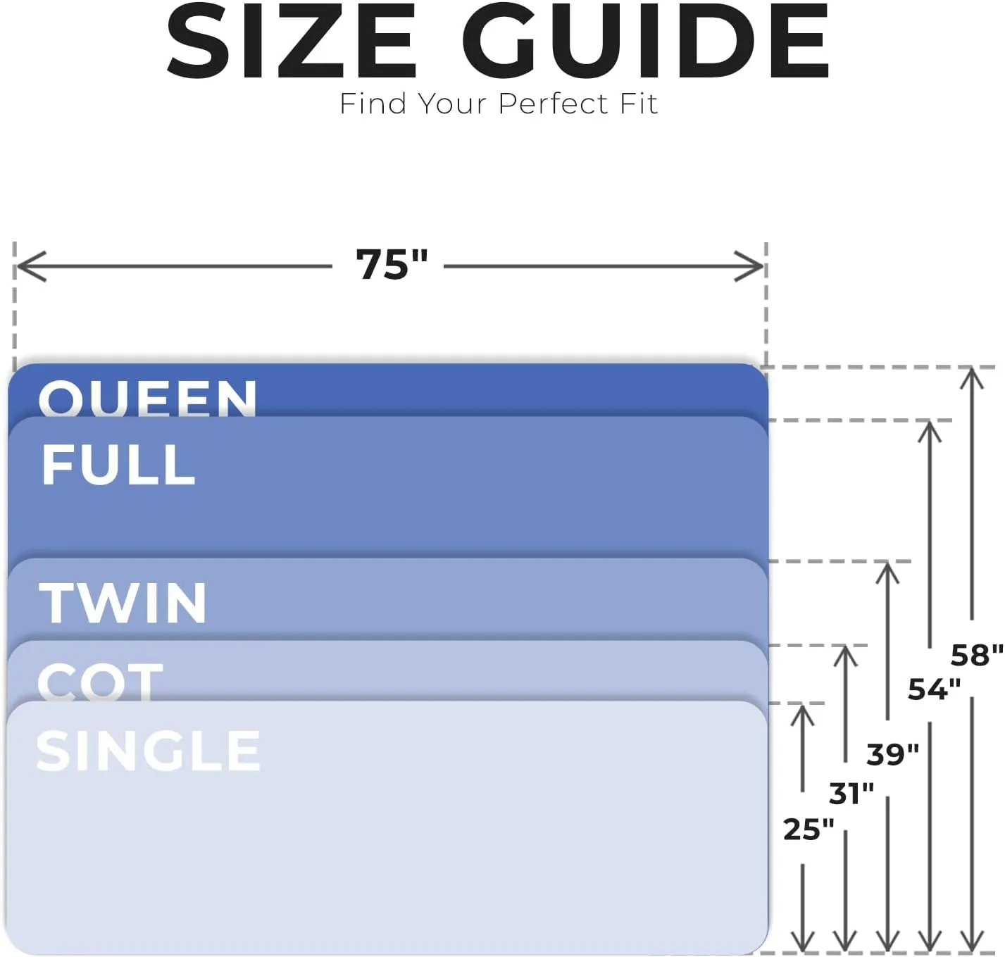 Cozzzi Trifold Foldable Mattress for Floor and Traveling with Removable Cover - Lightweight and Portable Foldable Mattress for Adults & Kids - Compact and Easy to Storage (75in x 25in x 4in)