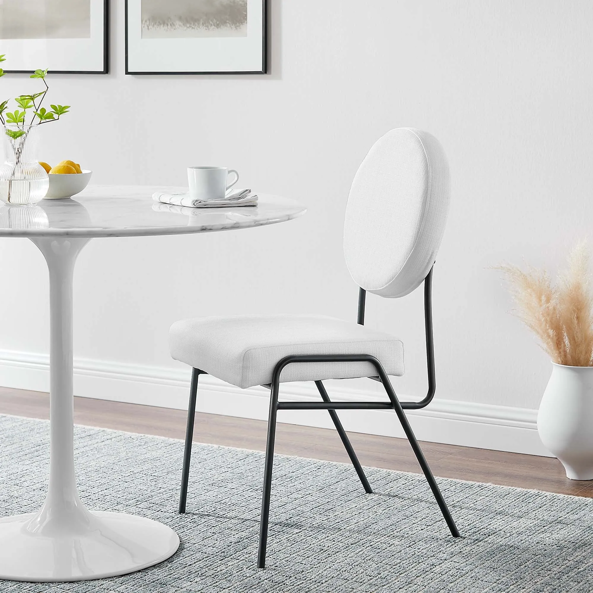 Craft Upholstered Fabric Dining Side Chairs by Modway