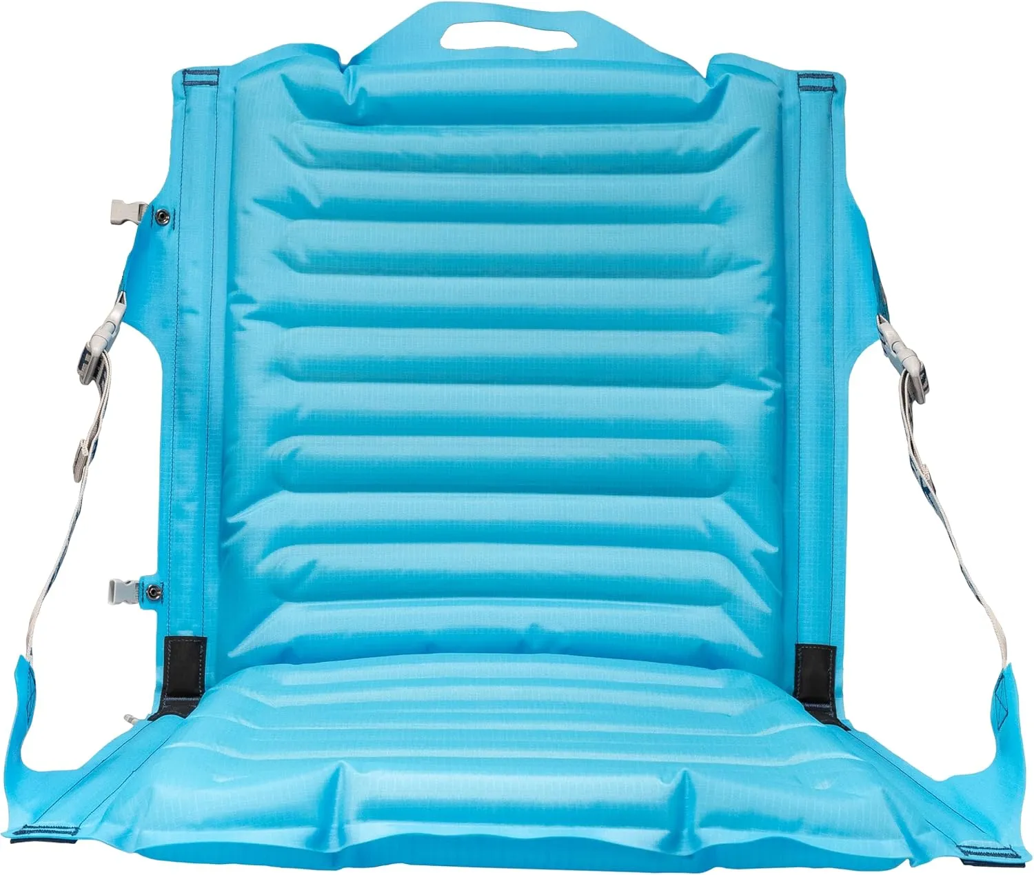 Crazy Creek Inflatable AirCliner Original Chair for Camping, Backpacking, Beaches, Comfort on All Terrains, Adjustable Straps, Compact Design, Dual Purpose, Chair and Pad in one, Big Sky Blue