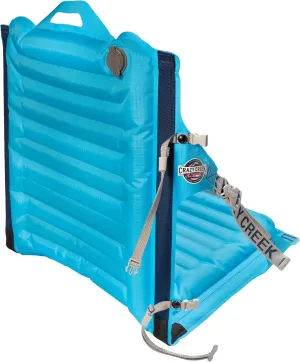 Crazy Creek Inflatable AirCliner Original Chair for Camping, Backpacking, Beaches, Comfort on All Terrains, Adjustable Straps, Compact Design, Dual Purpose, Chair and Pad in one, Big Sky Blue