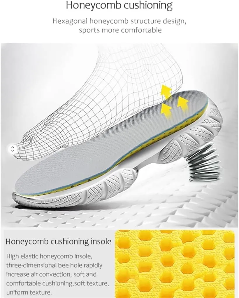 CSCDD Version Orthopedic Memory Foam Sport Insoles Woman Men Shoes Feet Soles Pad Mesh Deodorant Breathable Cushion(40-44)