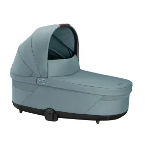 Cybex Balios Cot S Lux Baby Bassinet - Integrated Easy-Carry Handle, Sun Canopy & Spacious, Cozy Interior, Compatible with Cybex Balios S Lux Stroller, Sky Blue