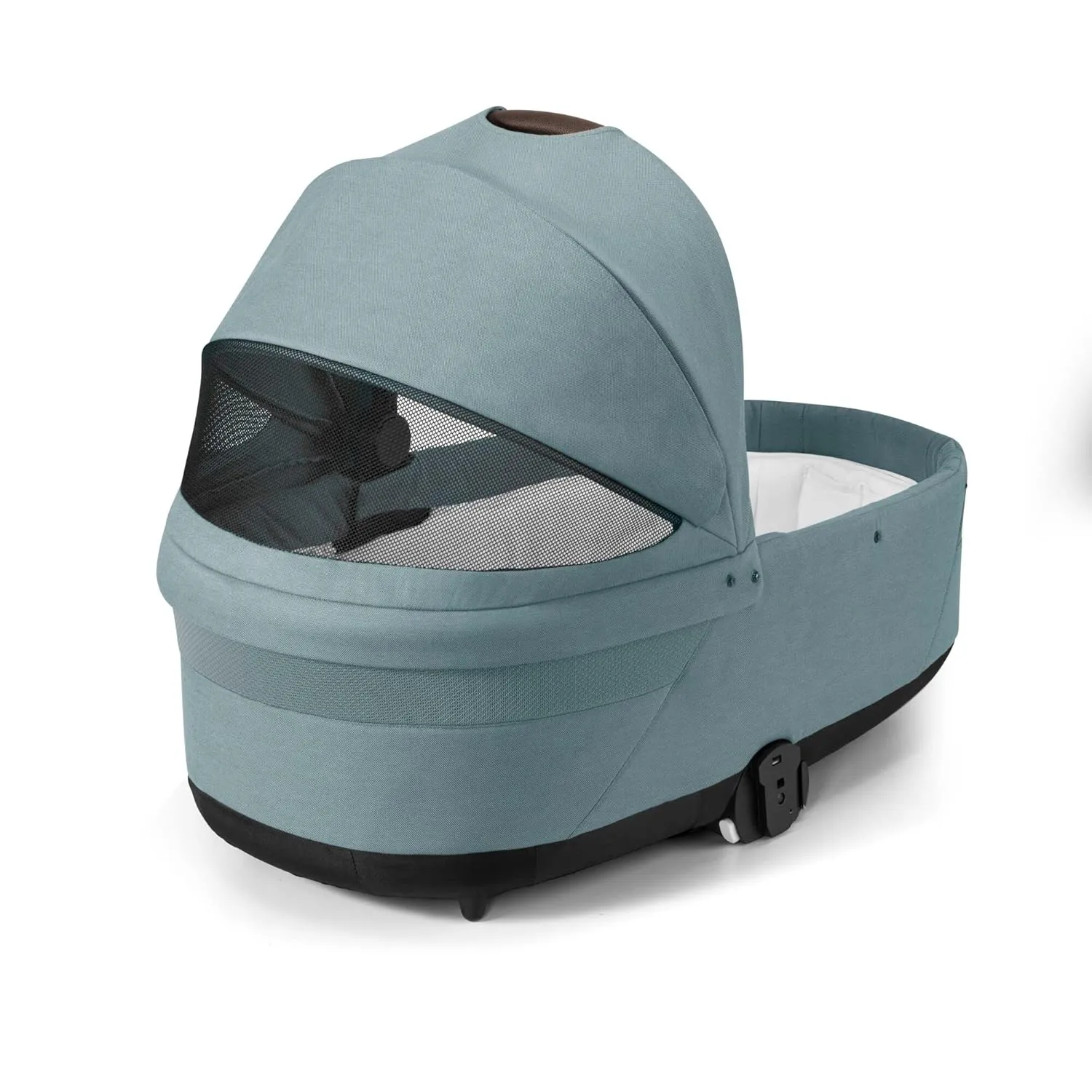 Cybex Balios Cot S Lux Baby Bassinet - Integrated Easy-Carry Handle, Sun Canopy & Spacious, Cozy Interior, Compatible with Cybex Balios S Lux Stroller, Sky Blue
