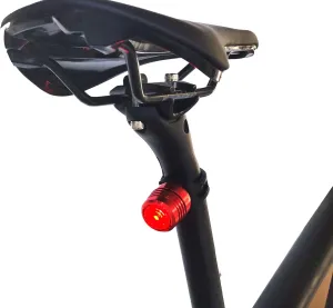 Cycling Light USB Rechargeable Bicycle Tail Light Bright Red LED Bike or Helmet Light