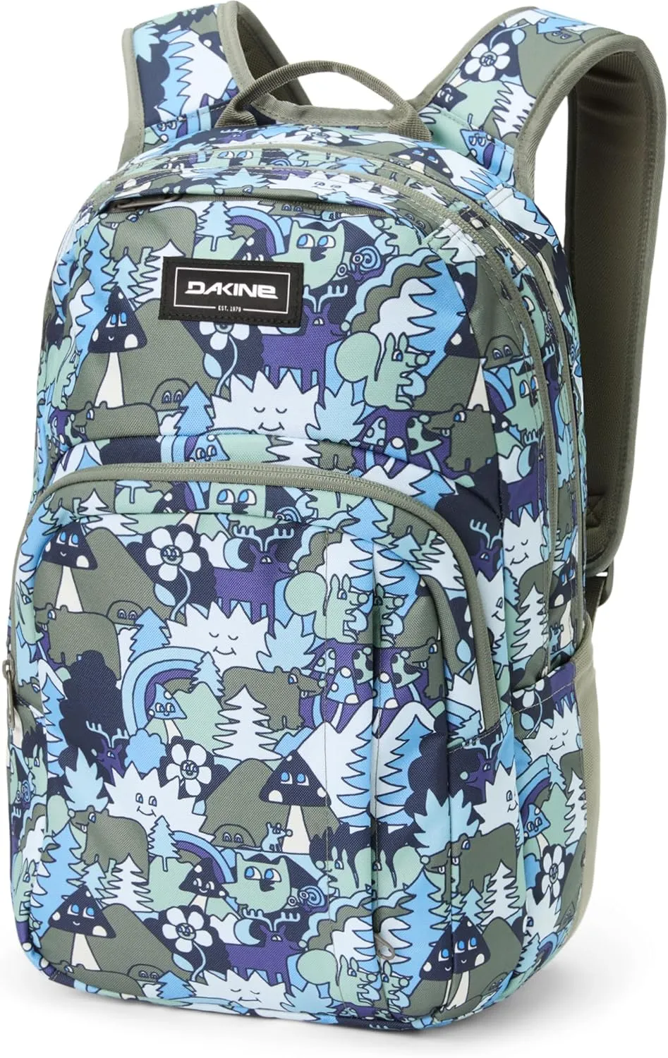 Dakine CAMPUS BACKPACK M 25L T1-R WHIMSICAL FOREST/MULLED BASIL/WHITE OSFM