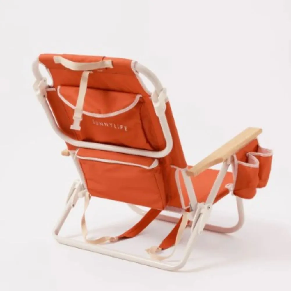 Deluxe Beach Chair Terracotta