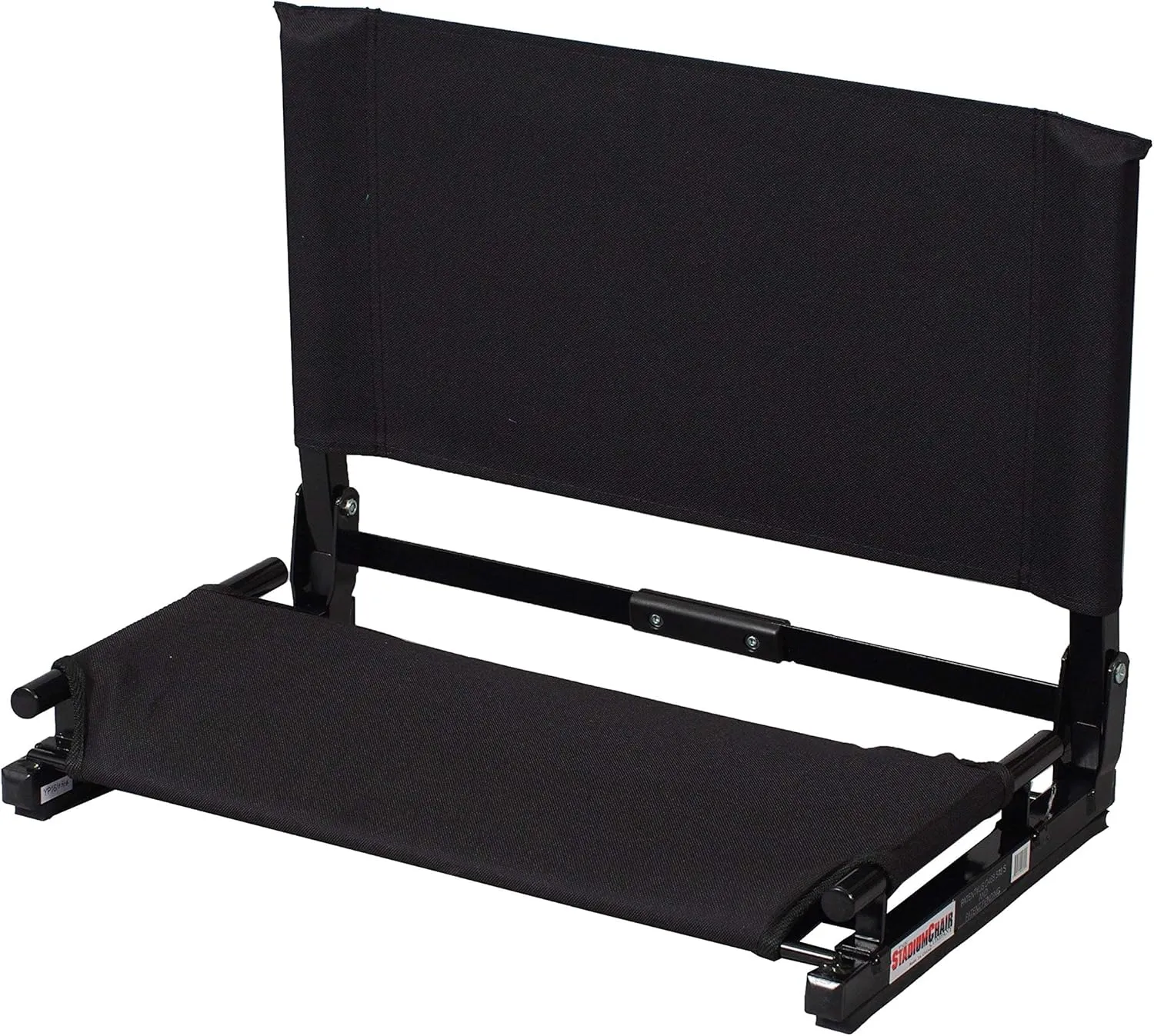 Deluxe Wide Model Stadium Chair, Black, 20 inch