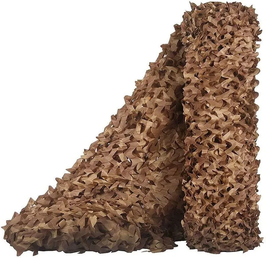 Desert Camouflage Nets Sunshade Cloth Hunting camo net Military Shade Sun Shelter Garden Car Cover Tent Various Size-Camouflage net 2x4m(6.5x13ft)