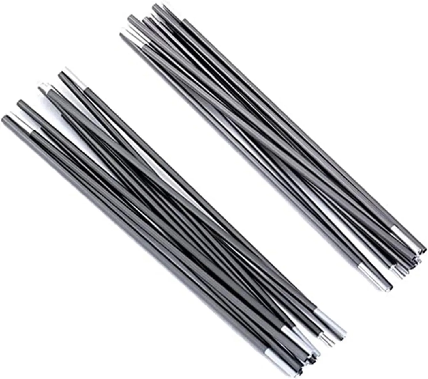 Desert&Fox Tent Aluminum Poles Lightweight 1 Pair Tent Aluminum Rod Replacement Tents Sun Shelter Accessories Camping Equipment(361.5cm-11.8ft)
