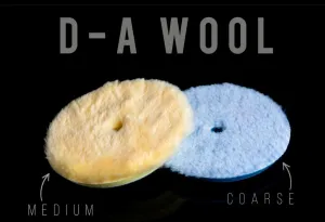Detailer's Domain Rupes Medium Yellow Wool Pad & Blue Coarse Wool Pad - 4 Pack (6.7")