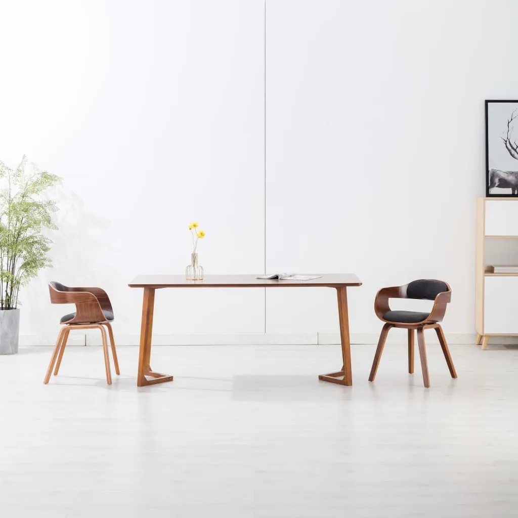 Dining Chair with Bentwood and Faux Leather Side Chair for Kitchen