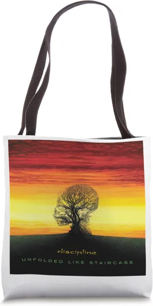 Discipline band Unfolded Like Staircase album cover Tote Bag