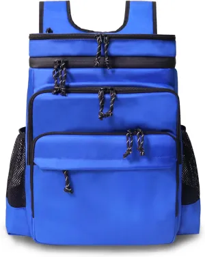Double Deck Cooler Backpack Leak Proof Large Cooler Backpack,Backpack Cooler Insulated Perfect Soft Cooler Bag for Camping