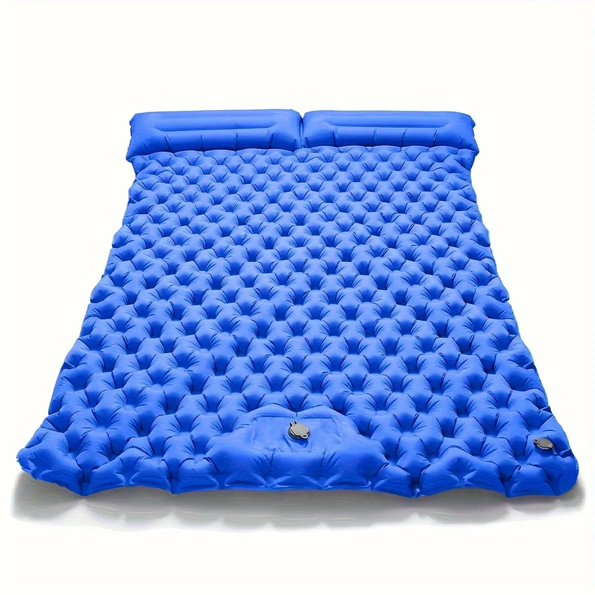 Double Inflatable Sleeping Mattress with Built-in Pillow Pump
