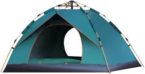 Double-Layer Automatic Tent for Beach Tourism, Outdoor Tent, Double Camping Tent, Dark Green