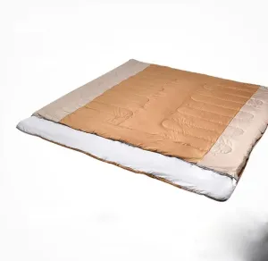 Double Sleeping Bag for Adults, 4-Season Warm & Cold Resistant, White Duck Down, Portable for Camping, Hiking, Outdoor Activities