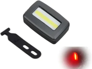 Dual Purpose White &/or Red LED Bicycle Light! USB Rechargeable