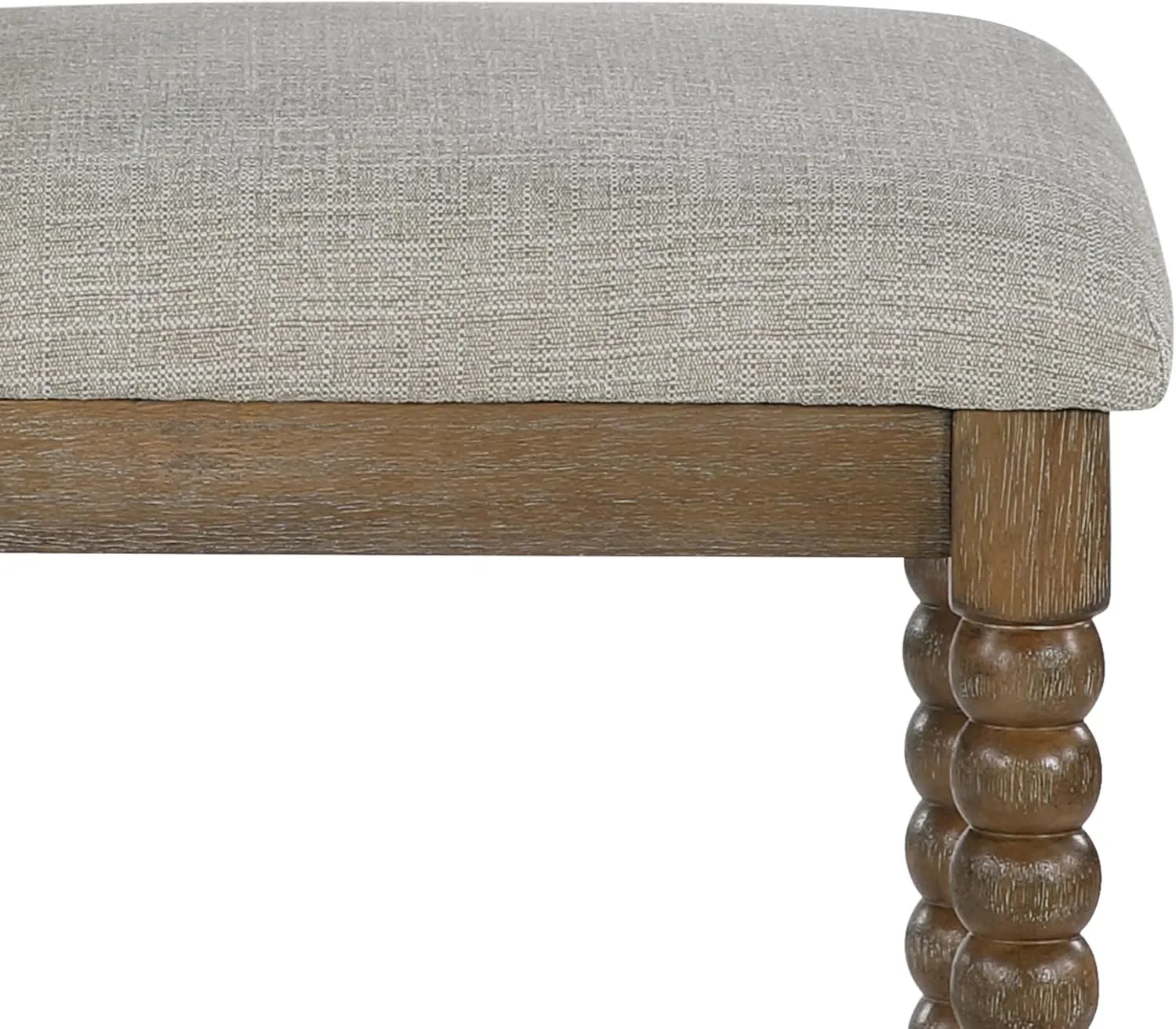 DUHOME Spindle Counter Stool with Padded Spring Seat,Wooden Bar Stools Farmhouse 26 Inch Counter Height Stools Chairs with Spindle Back for Kitchen Island
