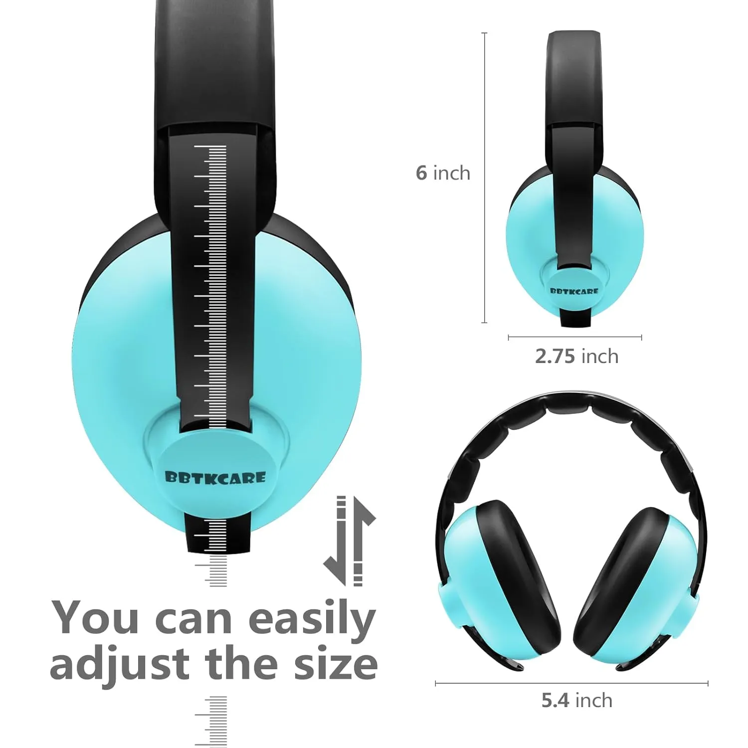 Earmuffs Infant Hearing Protection Baby Headphones Noise Cancelling Headphones for Babies for 3 Months to 3 Years