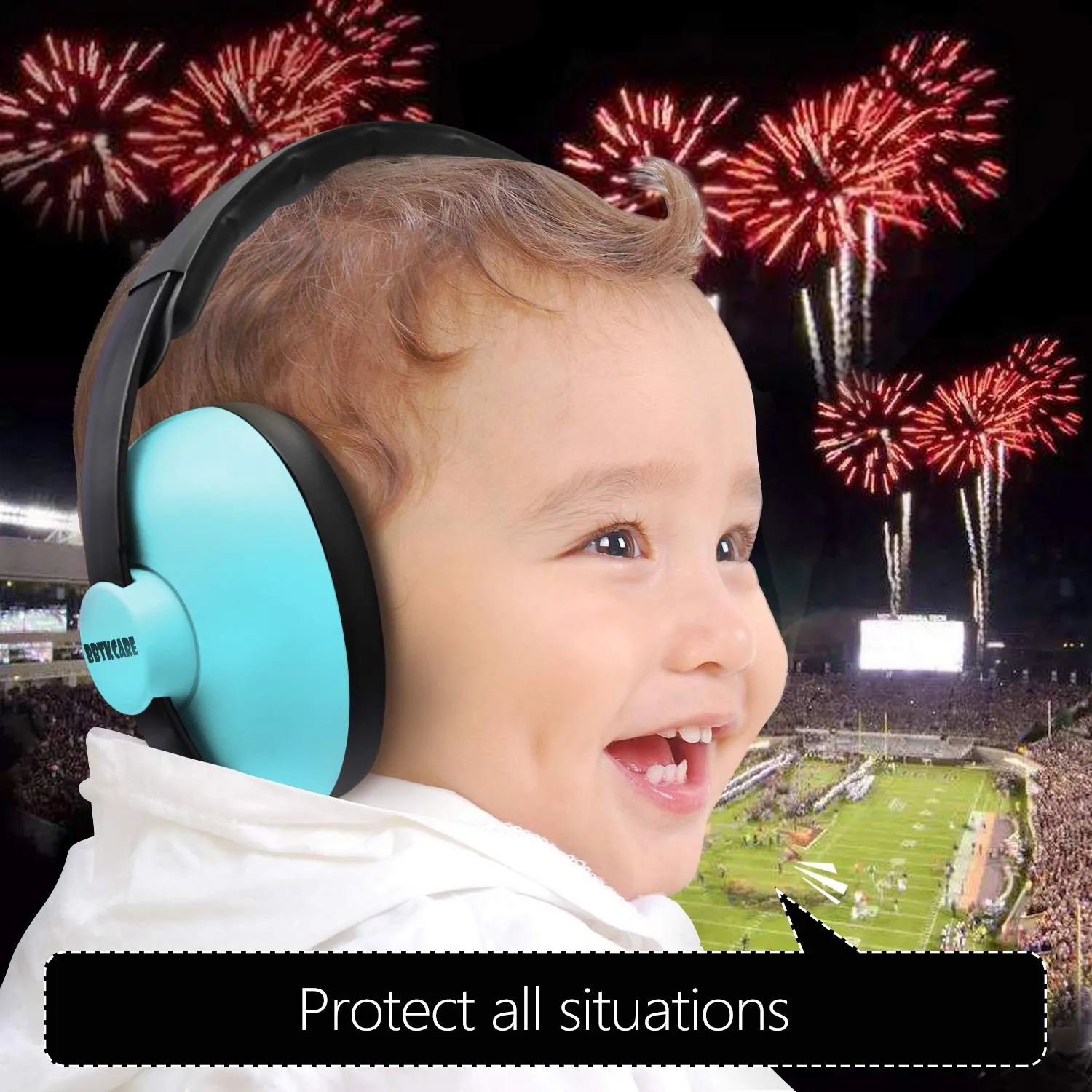 Earmuffs Infant Hearing Protection Baby Headphones Noise Cancelling Headphones for Babies for 3 Months to 3 Years