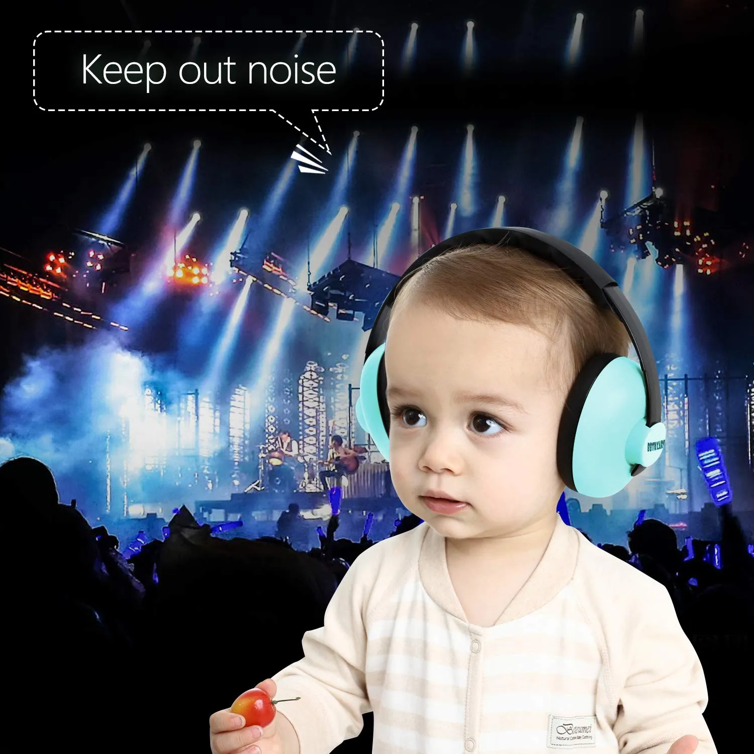 Earmuffs Infant Hearing Protection Baby Headphones Noise Cancelling Headphones for Babies for 3 Months to 3 Years