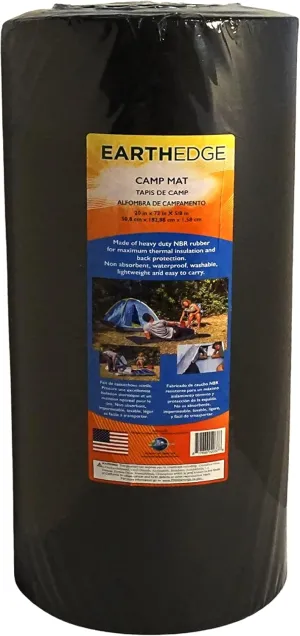 Earth Edge Child Camp Mat (Foam Rubber, 20" W X 48" L X 5/8" H)