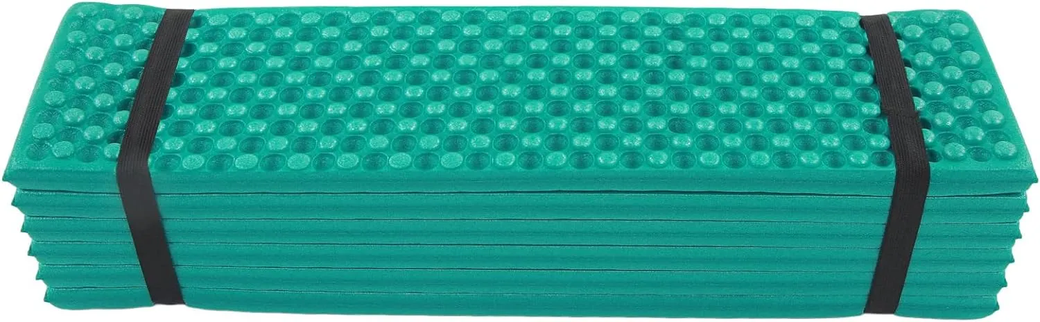 Egg Crate Foam Sleeping Pad Thickened Foldable Sleep Mat for Outdoor Camping 186x57CM