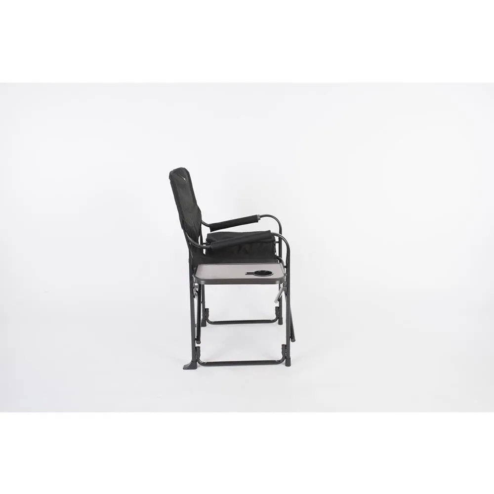 El Capitan Directors Chair Chrome Black
