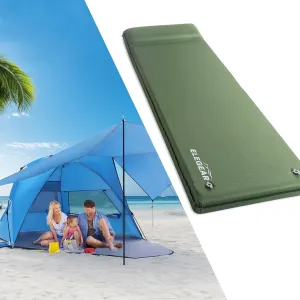 Elegear Self Inflating Sleeping Pad   Beach Tent with 360° Removable Canopy
