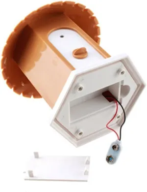 ELEOPTION® Stop Dog Barking Ultrasonic Anti Bark Off Limiter Birdhouse Box Silencer Controller Device for Pets Dogs (Brown)