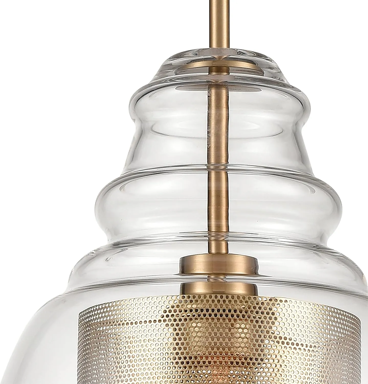 Elk Home 81424/1 Herndon 11'' Wide 1-Light Pendant in Antique Gold