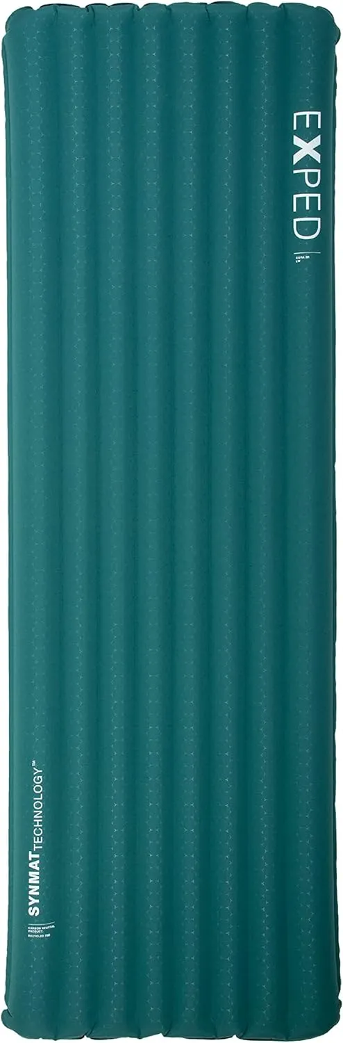 Exped Dura 5R | Abrasion Resistant | Insulated and Comfortable | -5 Degree Sleeping Pad, Cypress, Long Wide