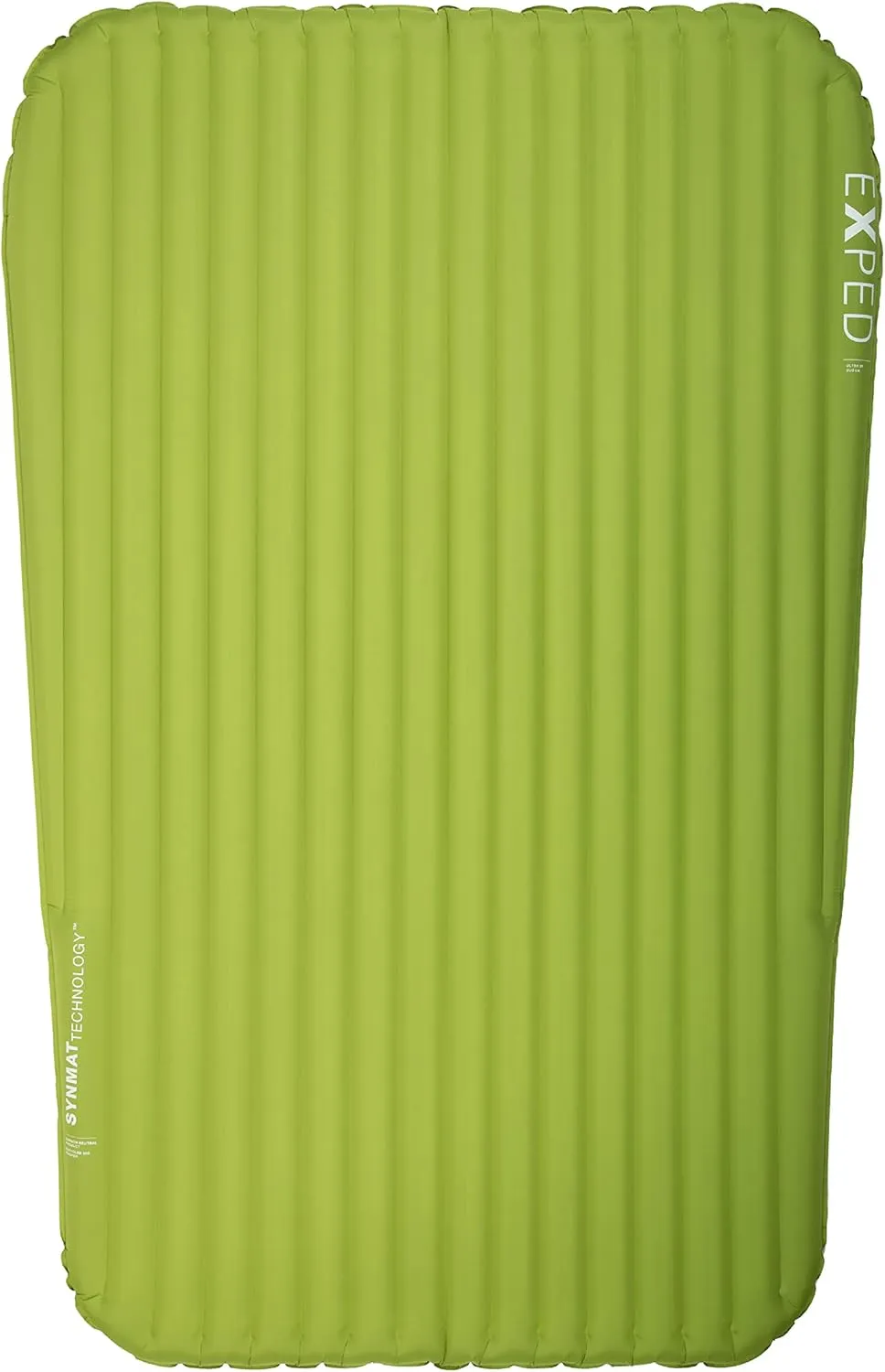 Exped Ultra 3R Duo | Lightweight Backpacking Mat for Two | Packable and Comfortable | 20 Degree 3-Season Sleeping Mat, Lichen, Duo Long Wide