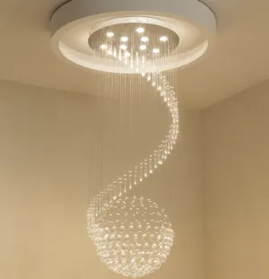 Extra Large Hanging Stairway Chandelier