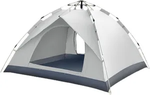 Family Cloth Cabin Tent, Rainproof Outdoor Camping Tent for 4-5 People, Portable and Durable (200x200x135cm)