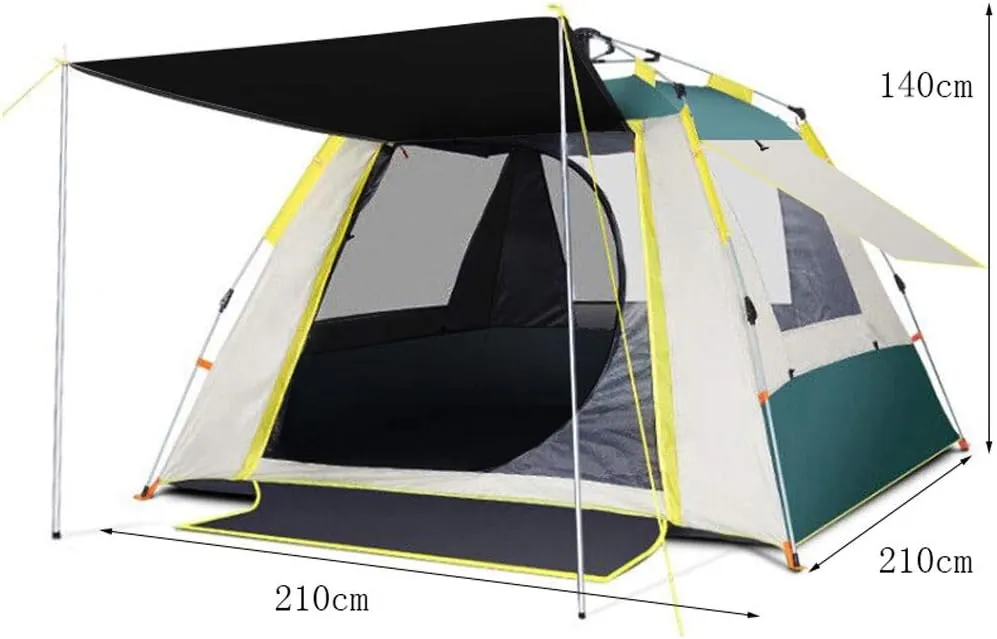 Family Tent Outdoor Tent Waterproof Lightweight Compatible with Family Tent Camping Beach Uv Protection Outdoor Tent