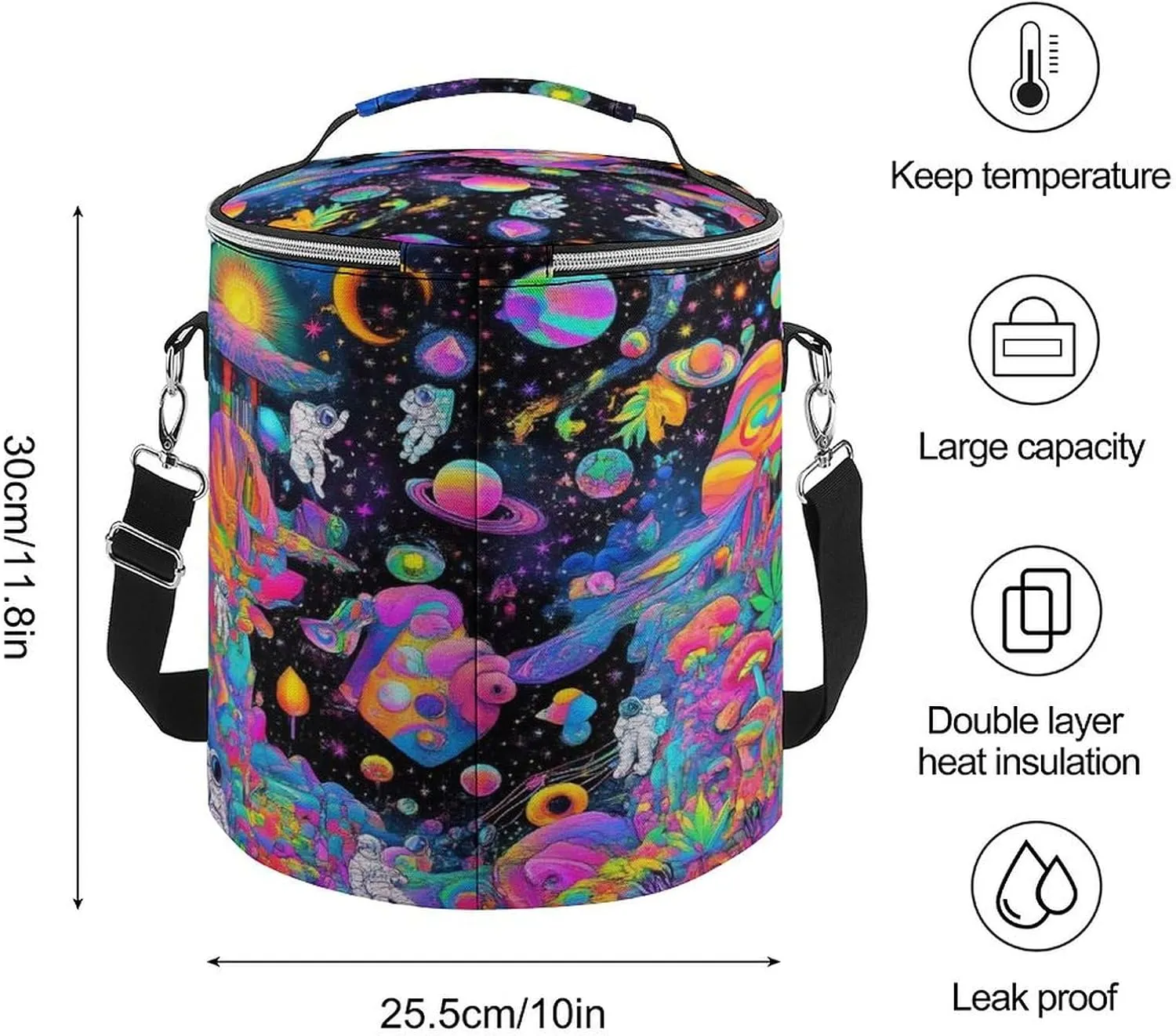 Fashion Waterproof Cooler Backpack, Large Capacity Insulated Cooler Bag for Camping