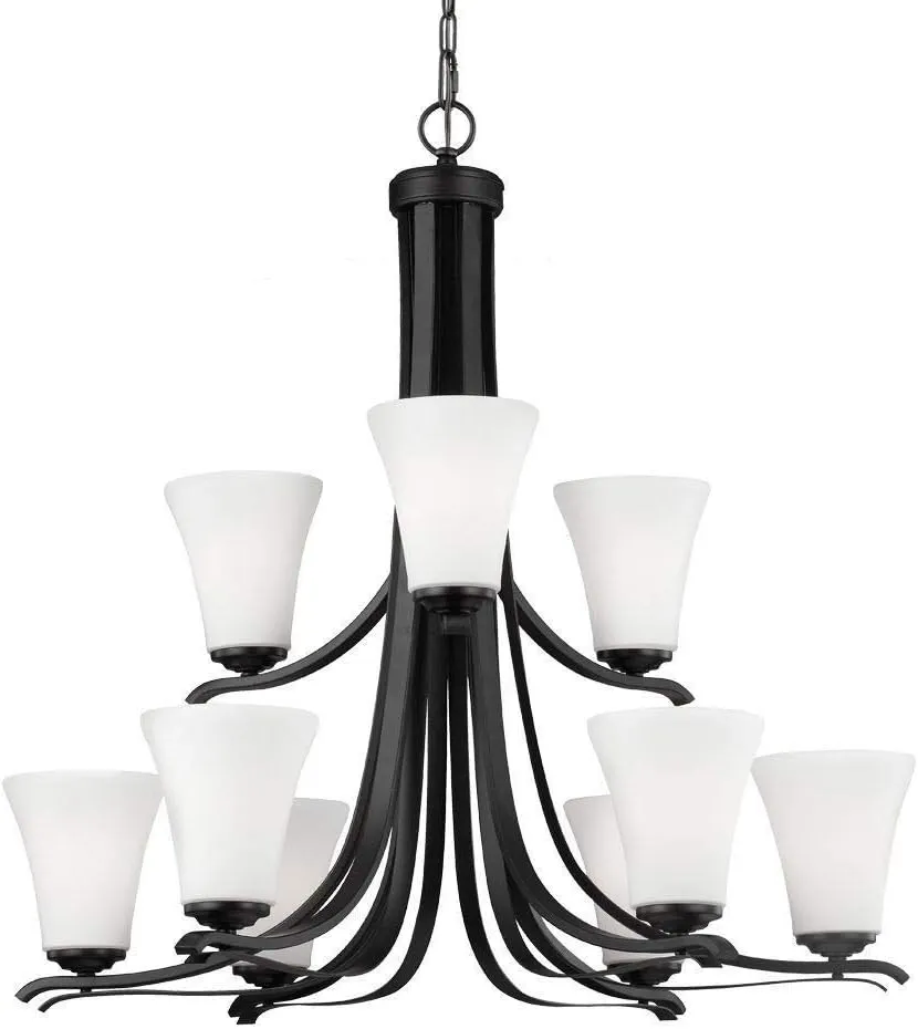 Feiss F2980/9ORB Summerdale Chandeliers Lighting, 9, Oil-Rubbed Bronze