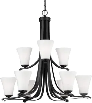 Feiss F2980/9ORB Summerdale Chandeliers Lighting, 9, Oil-Rubbed Bronze